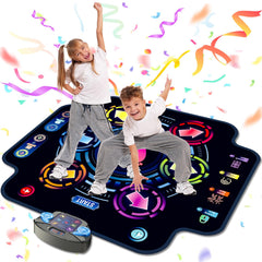 KIZJORYA dance mat with LED display boosts rhythm and coordination during play.