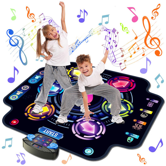 KIZJORYA Dance Mat light-up panels engage kids during active play and add visual appeal.