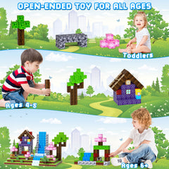 KIZJORYA durable ABS material keeps blocks safe for kids
