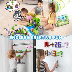 KIZJORYA magnetic blocks suitable for ages 3-12 at home, school, or travel