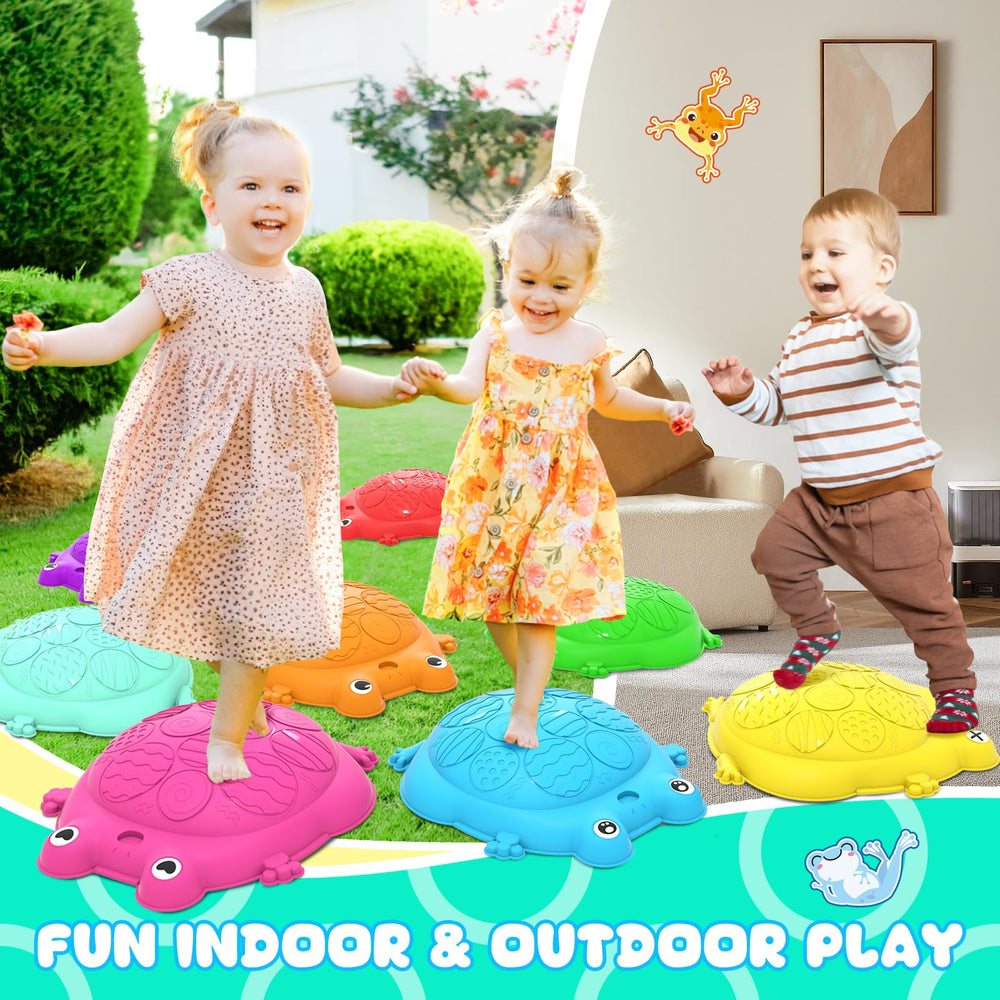 KIZJORYA durable ABS stepping stones withstand outdoor use and active exploration.