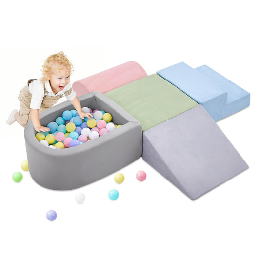 KIZLAND climbing blocks soft foam assembly for safe indoor toddler play
