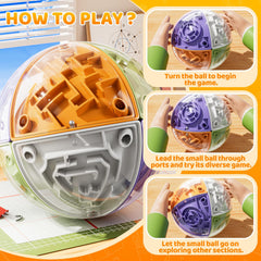 KIZONLY 3D Ball Puzzle compact design is ideal for travel