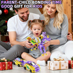 KIZONLY collision transforming dinosaur car gift-ready packaging for gifting