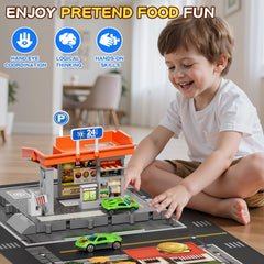 KIZONLY food pickup station supports interactive role play.
