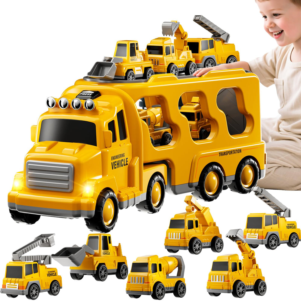 KIZONLY gift-ready toddlers truck set for birthdays and holidays