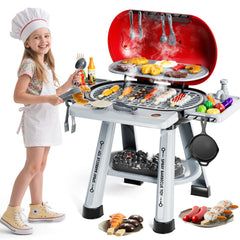 KIZONLY Kids Grill Playset stimulates imaginative social play among siblings and friends