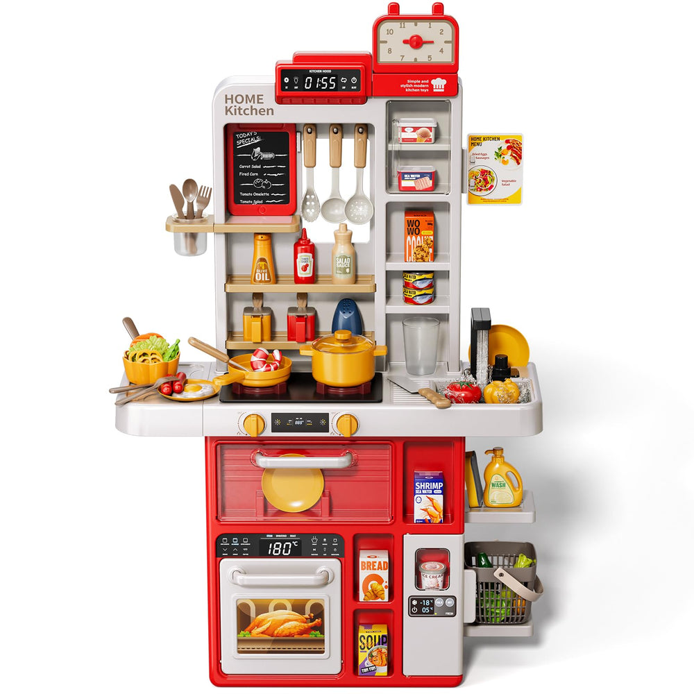 KIZONLY Kids Kitchen Set expansion-ready design invites more play