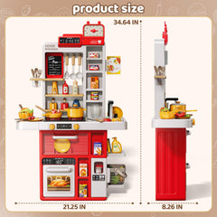 KIZONLY Kids Kitchen Set utensils enable realistic food prep