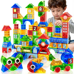 KIZONLY magnetic kit for kids ages 3-5 supports imaginative play.