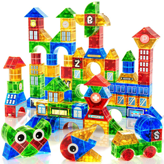 KIZONLY magnet toy for toddlers with 115 pieces promotes hands-on learning.