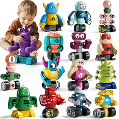 KIZONLY magnets robot blocks spark creative learning at home.