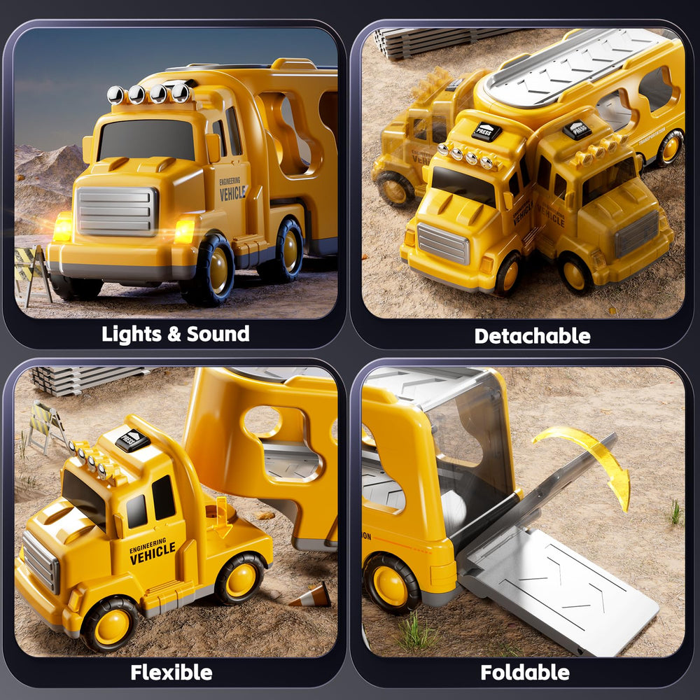 KIZONLY mixer-truck toy sparks creative construction scenes