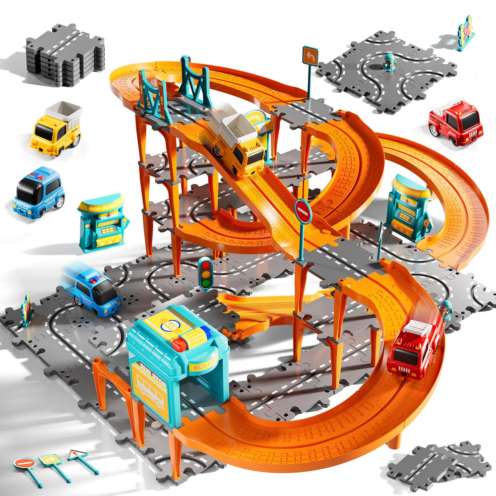 KIZONLY layout design stimulates planning, problem-solving, and cooperative play.
