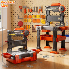 KIZONLY table legs being installed for hands-on setup