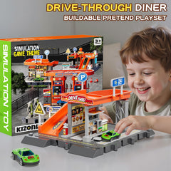 KIZONLY compatible garage toys allow seamless extended play.
