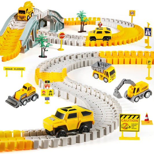 Kizplays 260-piece construction track set sparks imaginative engineering play and endless routes.