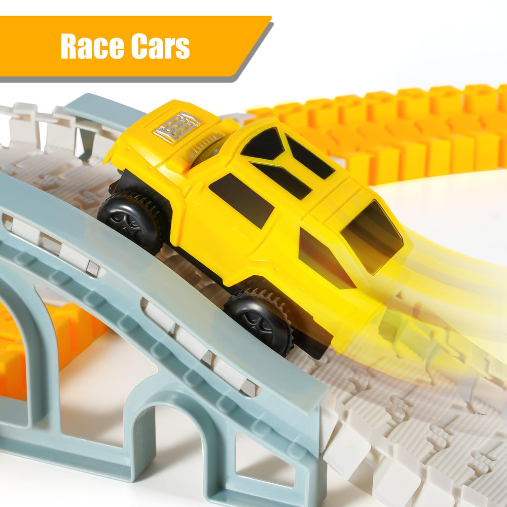 Kizplays DIY track assembly shows kids how to connect tracks for custom layouts.