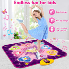 KIZZYEA Dance Mat made of durable vinyl for repeated use