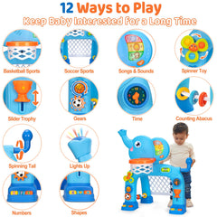 KIZZYEA safe ABS plastic construction supports durable at-home play