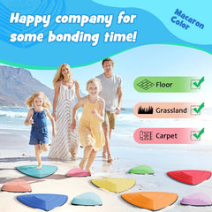 KJR Stepping Stones stackable design simplifies storage after play