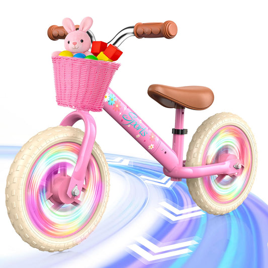 Kkdi adjustable toddler balance bike frame supports growing children.