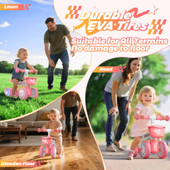 KKDI no-pedal design encourages leg strength and balance.