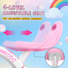 Kkdi Toddler Tricycle 135 degree steering limit for stability.
