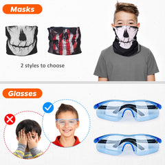 KKONES tactical mask protects eyes during Nerf battles