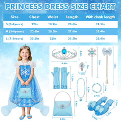 KKONES braid hair clip included for extra fairy-tale styling