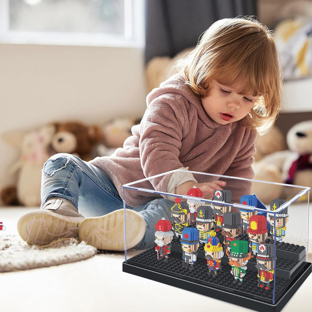 KKU 35-figure storage capacity helps maintain a neat collection.
