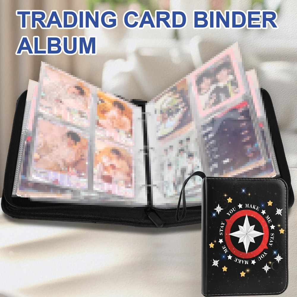 KKUHTY SKZ merch card binder at concerts keeps keepsakes within reach