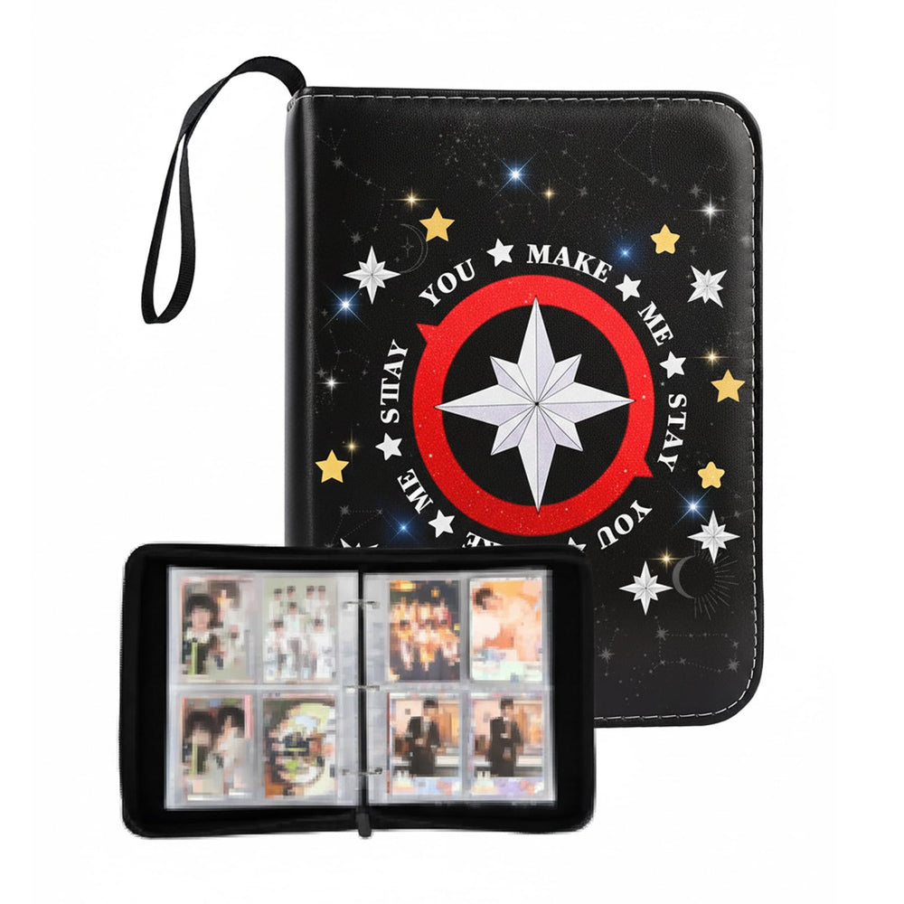 KKUHTY SKZ merch card binder front cover with durable protection for the cards