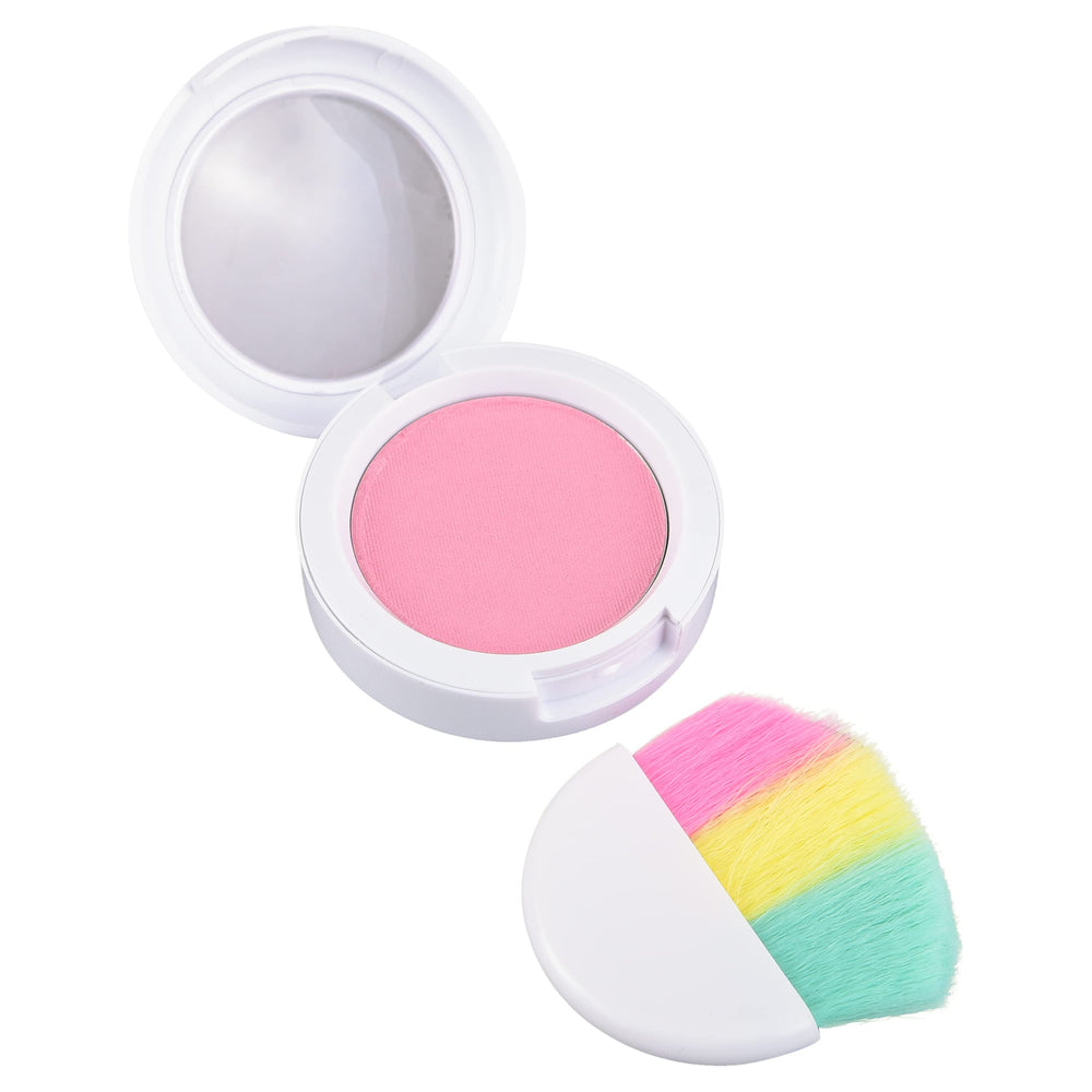 Klee Naturals powder brush for smooth, even application during pretend makeup.