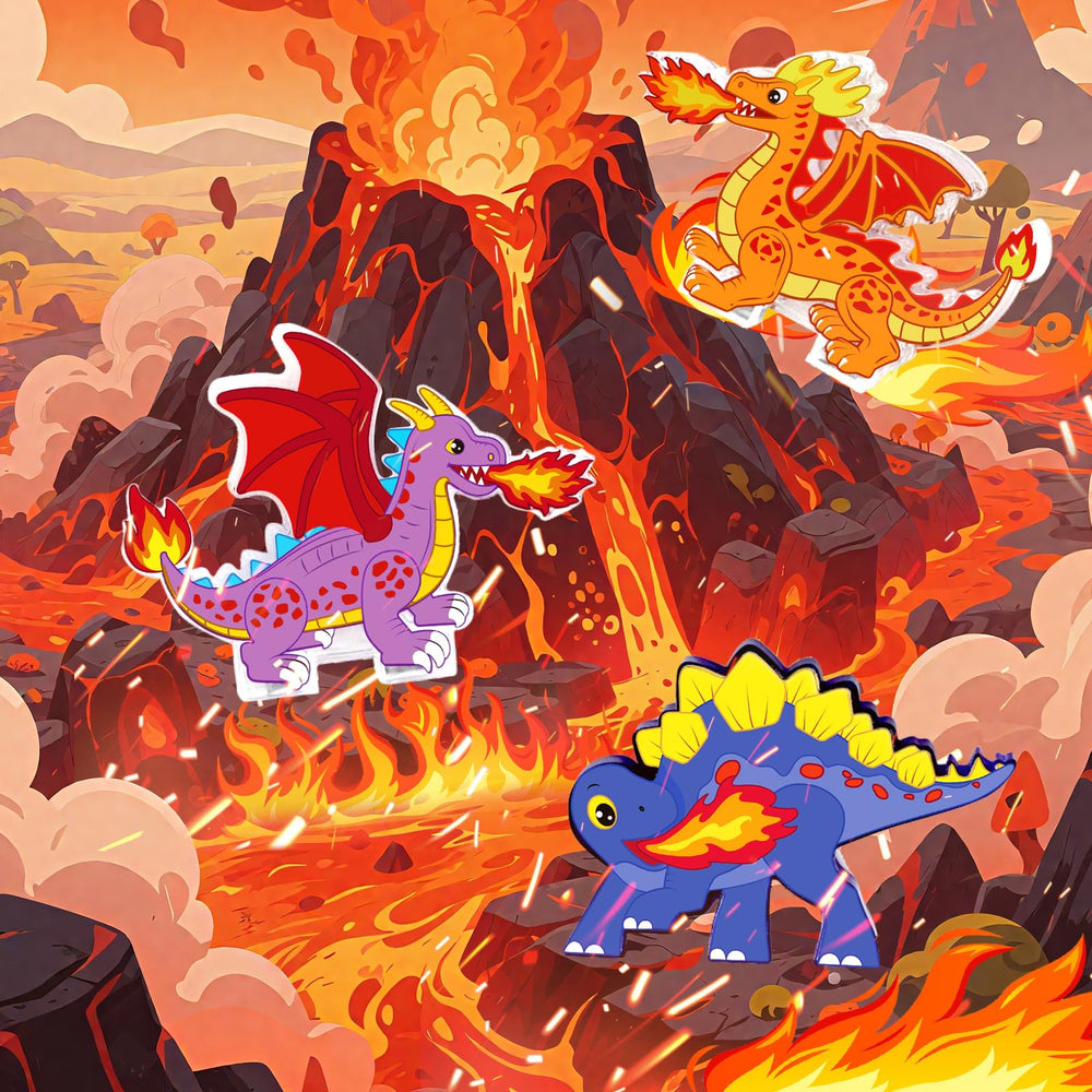 Kleikyerel Dragon Tiles color patterns highlight double-sided designs for variety.
