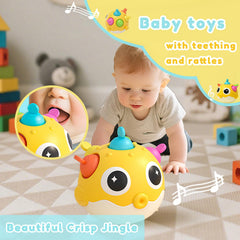 Kleikyerel newborn gift with a soft bell stimulates gentle auditory cues.