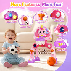 Kleikyerel toddler soccer goal for indoor fun