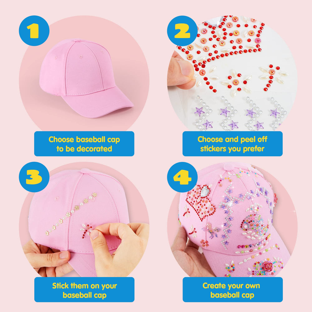 Klever Kits cap design ideas inspire kids to create unique looks.