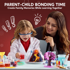 Klever Kits color experiments, reveals color mixing and observation skills.