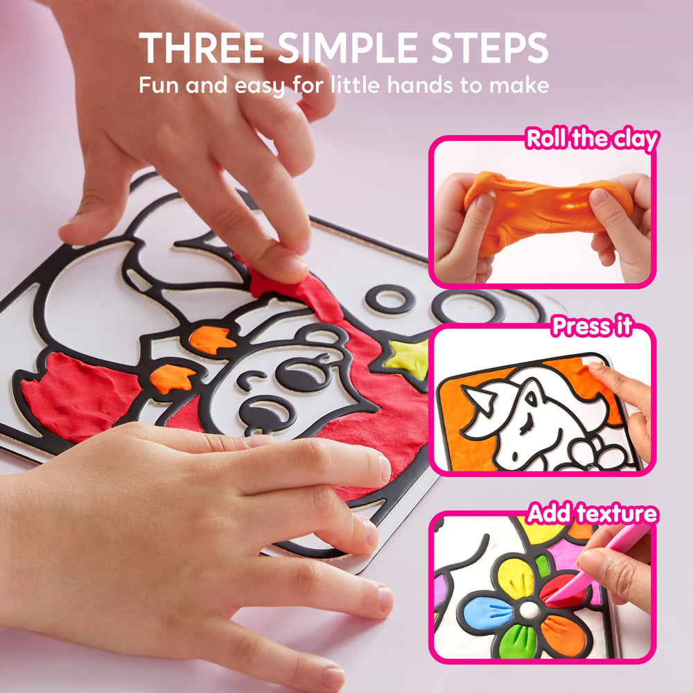 Klever Kits color pack enables vibrant, mixable clay shades for creativity.