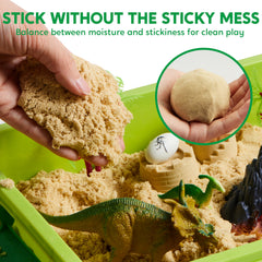 Klever Kits dinosaur figures help create a vivid habitat playground
