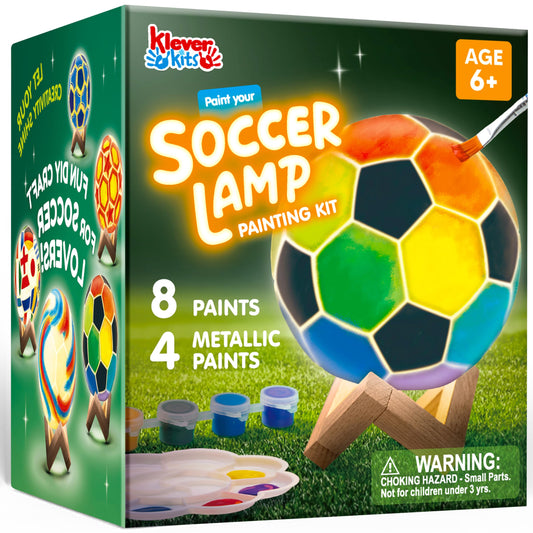 Klever Kits DIY Soccer Night Light assembly guide for kids' room decor