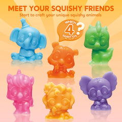 Klever Kits DIY squishy animal kit molds to shape colorful creatures