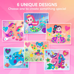 Klever Kits foam stickers closeup image highlighting vibrant textures for tactile play