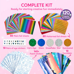 Klever Kits foam stickers provide 140+ pieces for imaginative play