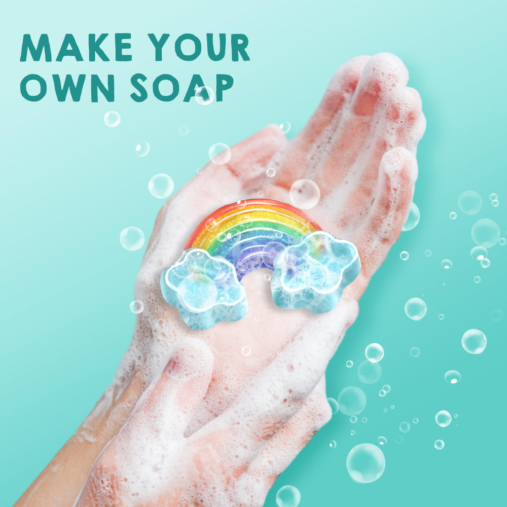 Klever Kits glitter and charms add playful surprises to bath products