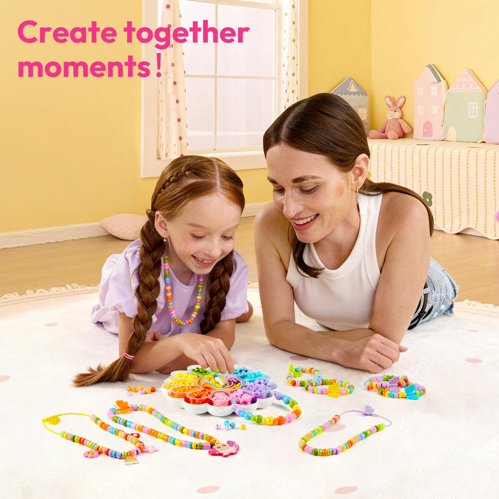 Klever Kits beaded handle doubles as a bracelet for extra play.