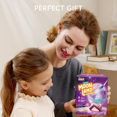 Klever Kits Kids Enjoy Moon Lamp Crafting for imaginative play.