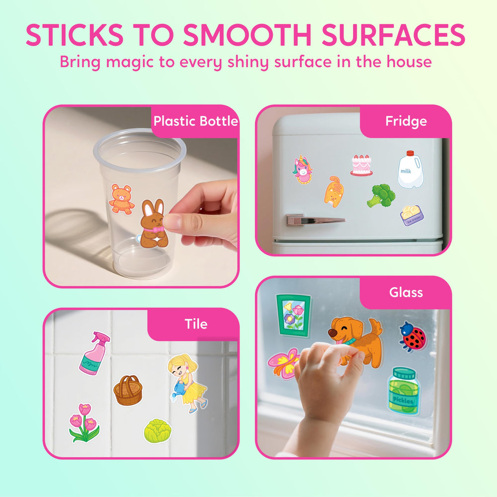 Klever Kits opening mirror and flip stove add surprises during playtime