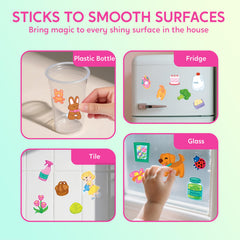 Klever Kits opening mirror and flip stove add surprises during playtime